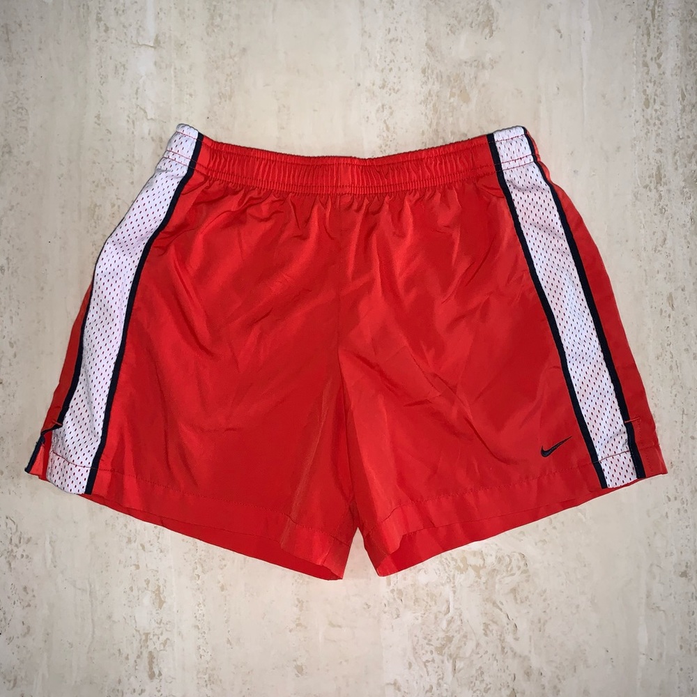 Nike athletic red shorts